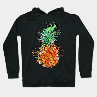 Splash Pineapple Watercolor Hoodie